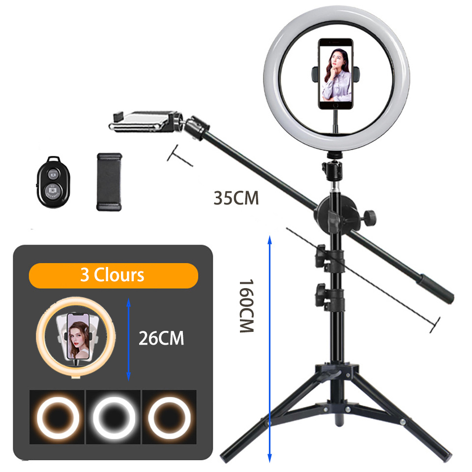 Photography Lighting Studio - 26CM 사진촬영용 LED 비디오 링 라이트