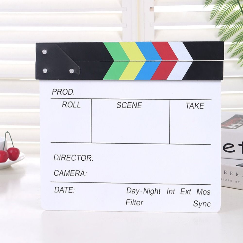 Photography Lighting Board - 아크릴 감독용 클래퍼보드 사진 소품 감독용