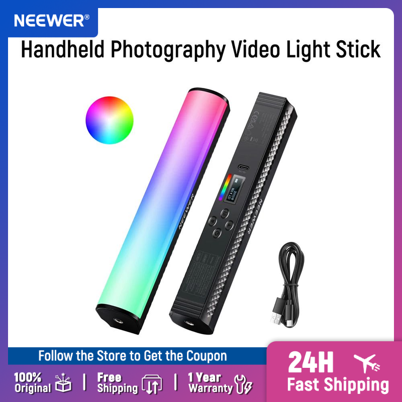 Torjim Rgb Photography Video Lighting - NEEWER RGB 라이트 완드 (앱 제어,