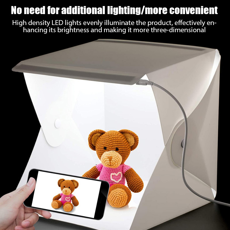 Photography Lighting Kits - 라이트박스 미니 포토 스튜디오 박스 23*22*24cm