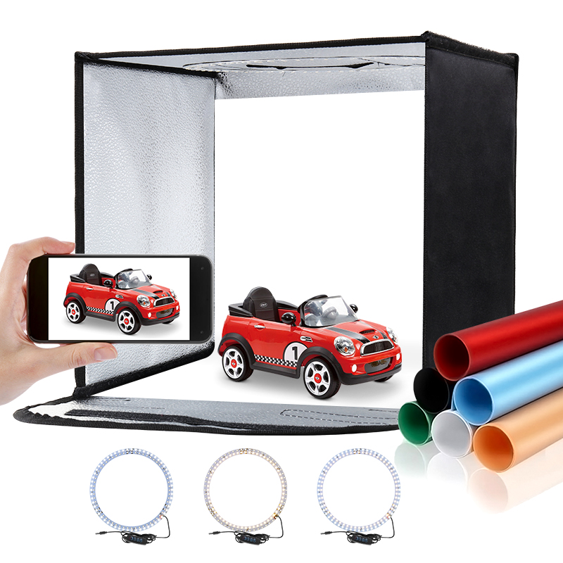 Photography Lighting Kits - 접이식 사진 스튜디오 라이트 박스, 멀티