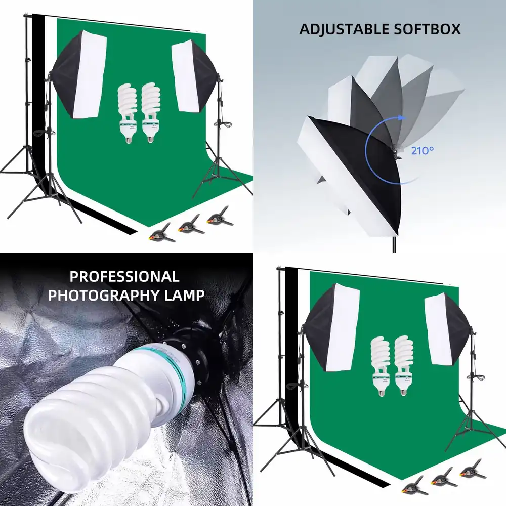 Photography Lighting And Backdrop Kits - 1개 사진 스튜디오 장비 2.6*3m 배경