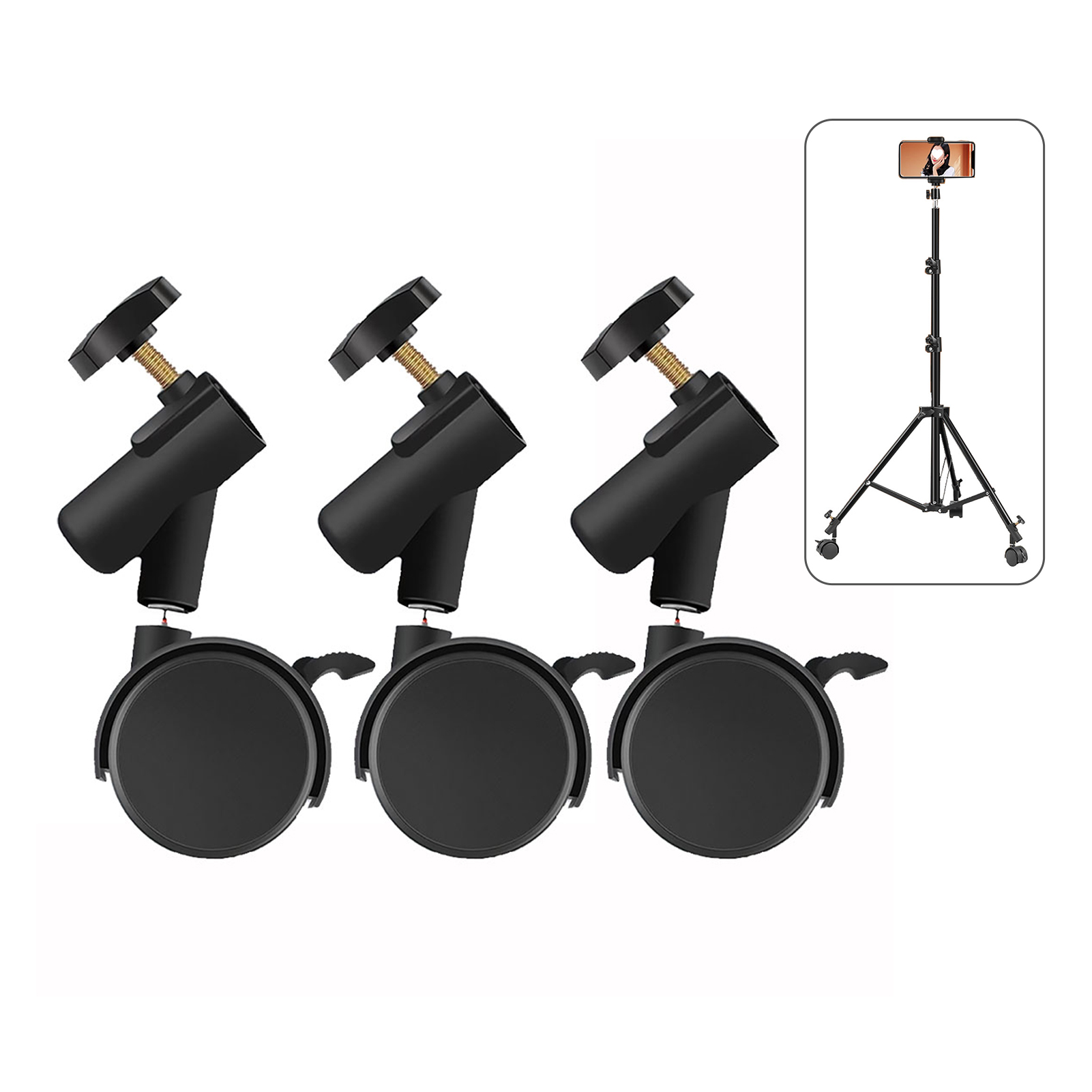 Photography Lighting Kits - 3개/세트 16mm 직경의 장착 구멍이 있는