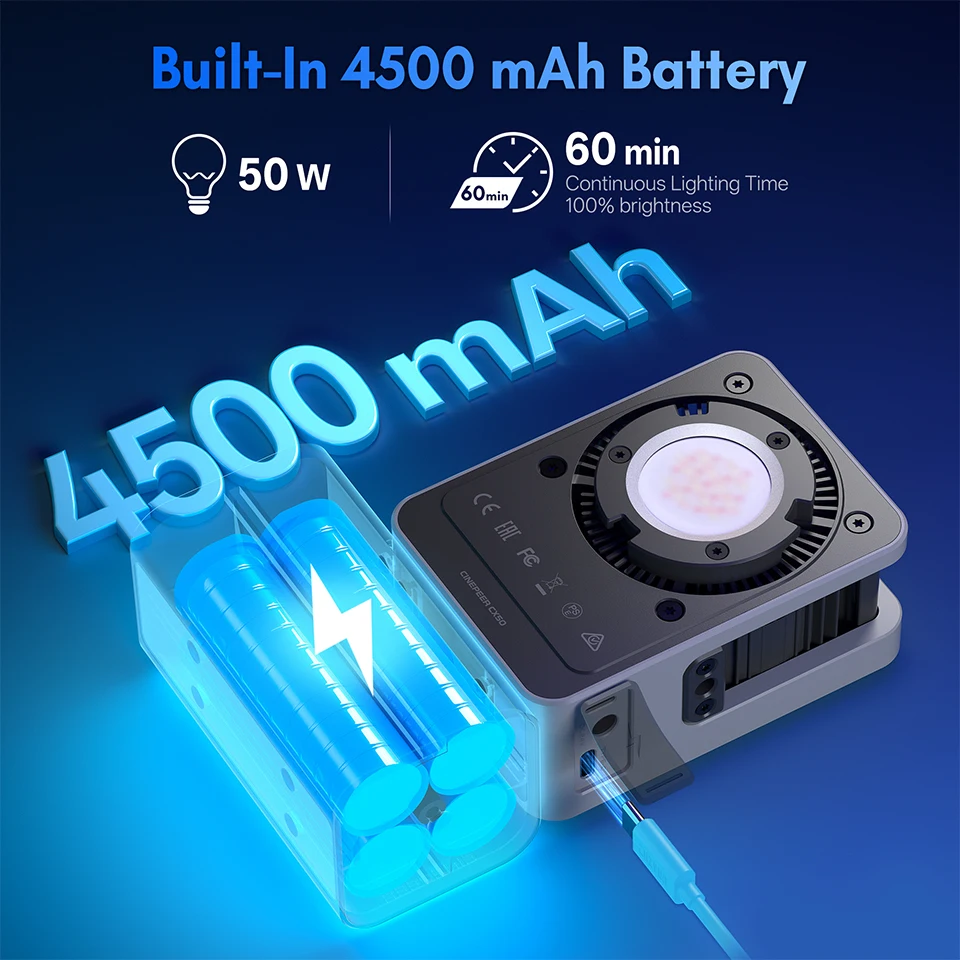 지윤 CINEPEER CX50 RGB 비디오 조명 27 - Photography Video Lighting Kit 리뷰 및 가격