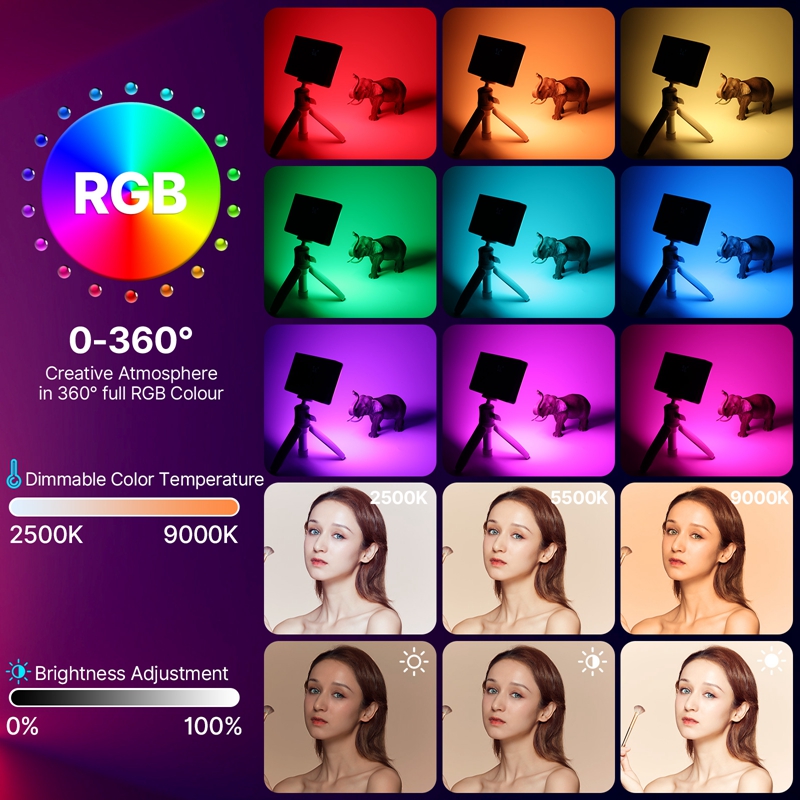 ULANZI LT002 RGB 비디오 조명, 휴대용 L - Torjim Rgb Photography Video Lighting 리뷰 및 가격