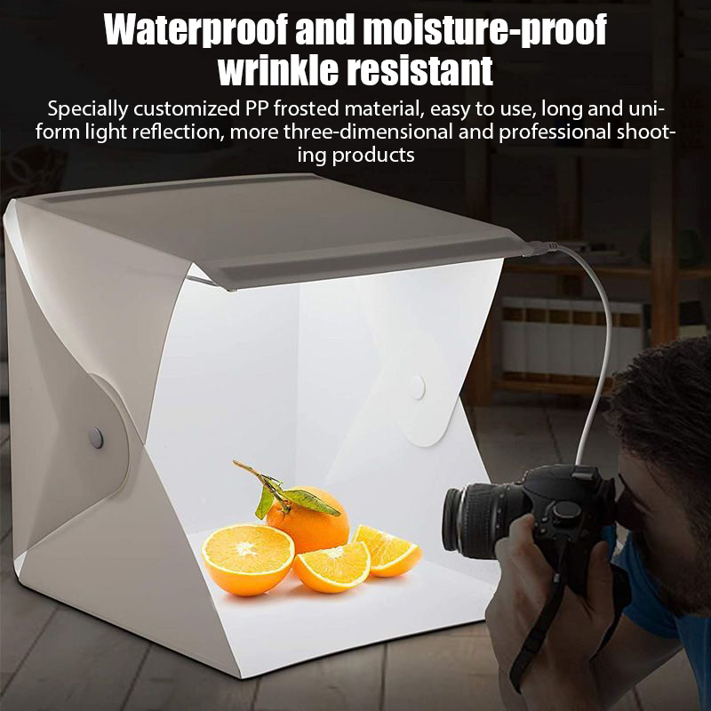휴대용 접이식 포토박스 사진촬영 LED 조명 미니 사진 - Photography Lighting And Backdrop Kits 리뷰 및 가격
