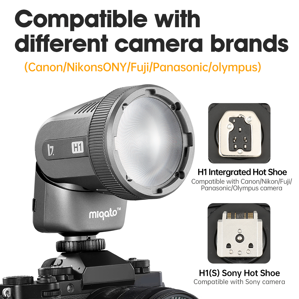 진베이 H1 LED 카메라 플래시 야외용 2-in-1  - Good Lighting In Photography 리뷰 및 가격