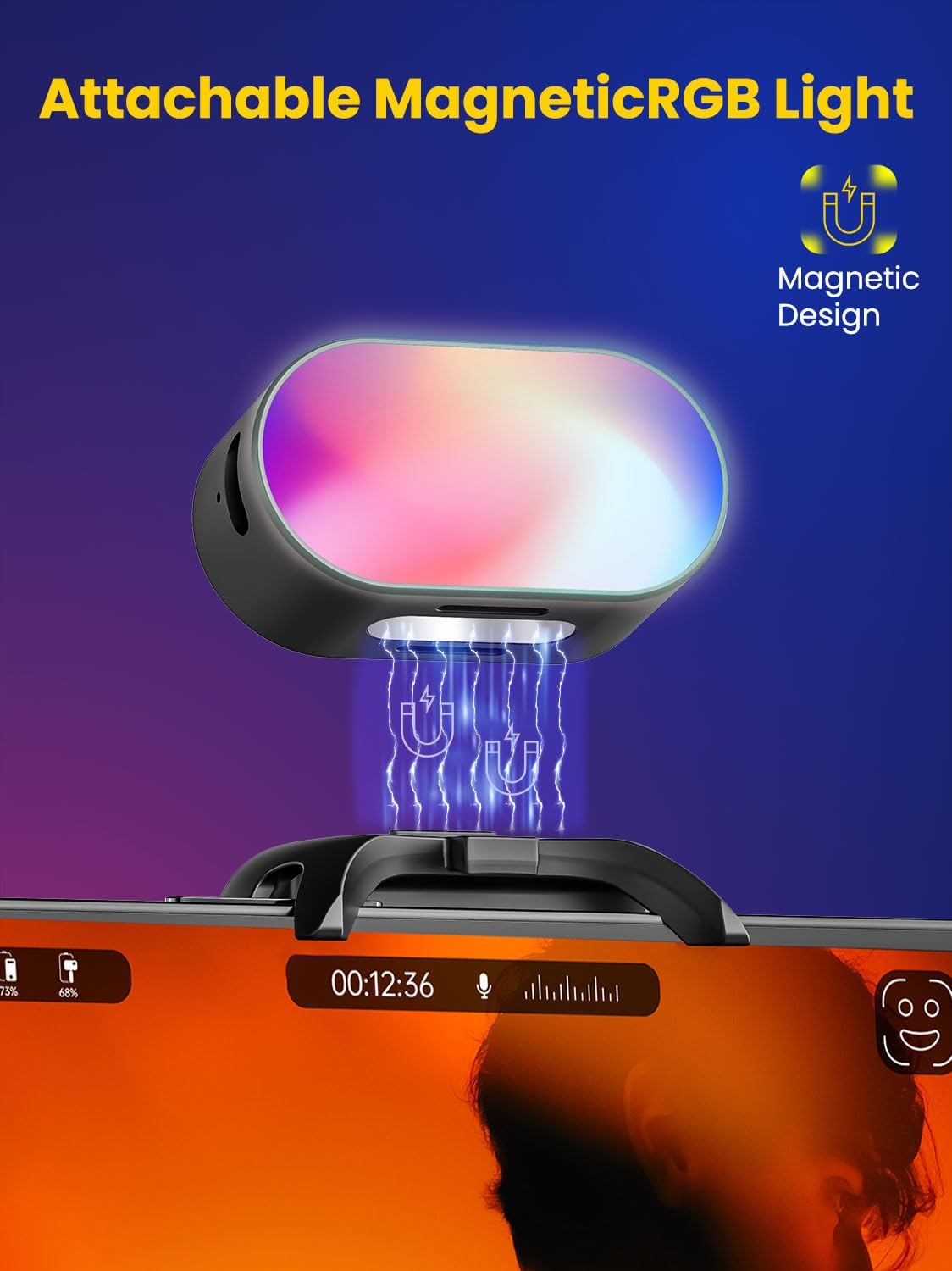 아오촨 미니 RGB 마그네틱 필 라이트 3단계 밝기 조 - Torjim Rgb Photography Video Lighting 리뷰 및 가격