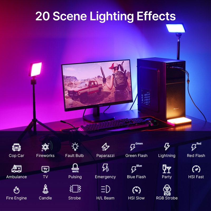 Ulanzi LT002 7 인치 포켓 LED 비디오 라 - Torjim Rgb Photography Video Lighting 리뷰 및 가격