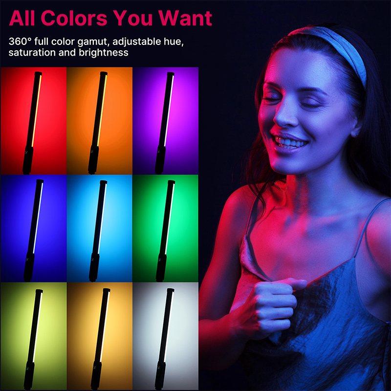 Ulanzi VL119 핸드 헬드 RGB 다채로운 스틱 - Torjim Rgb Photography Video Lighting 리뷰 및 가격