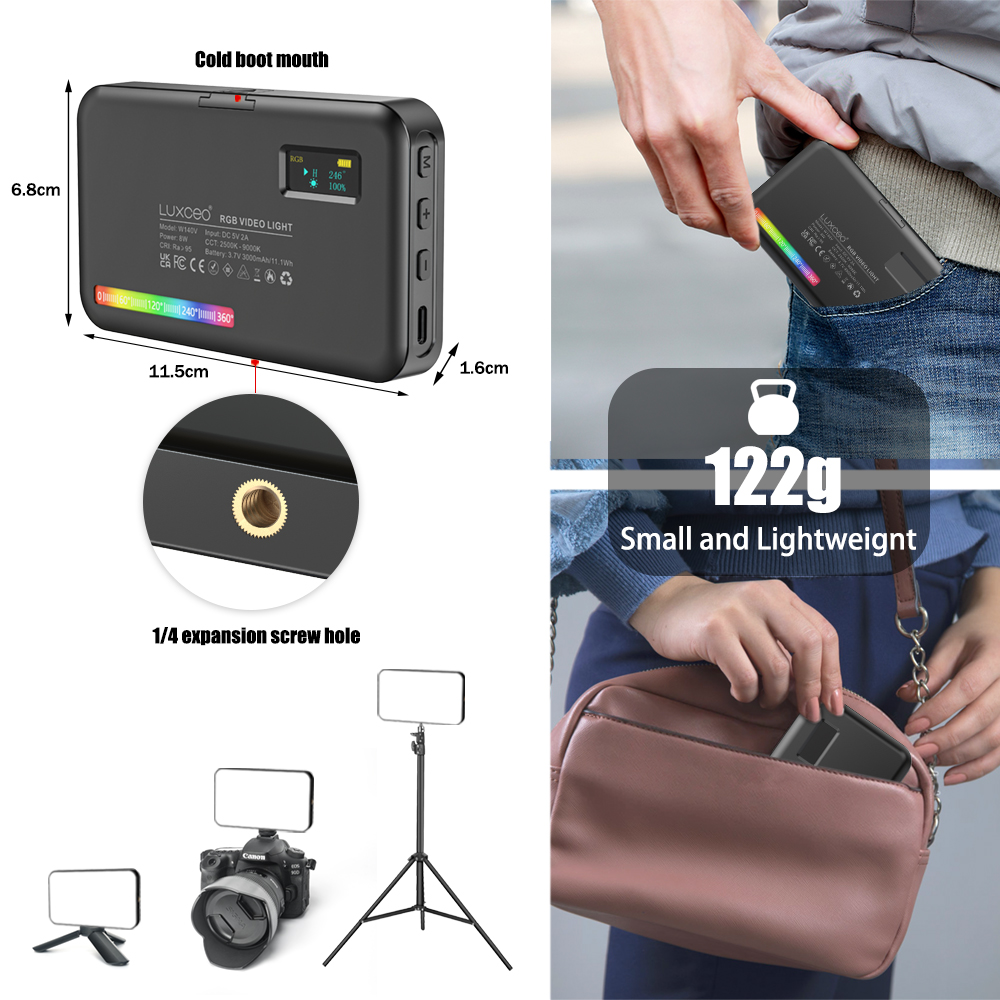 LUXCEO V10 PRO 비디오 라이트 RGB 패널  - Torjim Rgb Photography Video Lighting 리뷰 및 가격