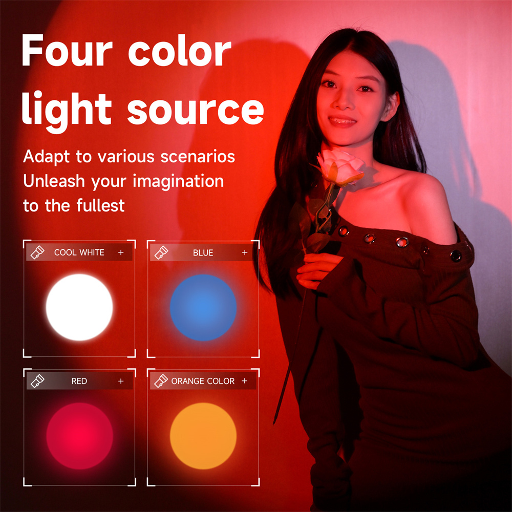 새로운 사진용 플래시라이트 4색 RGB LED 비디오  - Torjim Rgb Photography Video Lighting 리뷰 및 가격