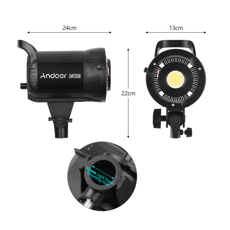 Andoer LM135Bi 휴대용 LED 사진 채우기  - Photography Lighting Continuous 리뷰 및 가격