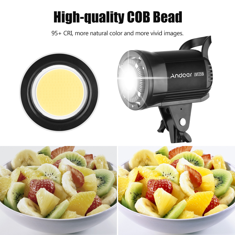 Andoer LM135Bi 휴대용 LED 사진 채우기  - Photography Lighting Continuous 리뷰 및 가격