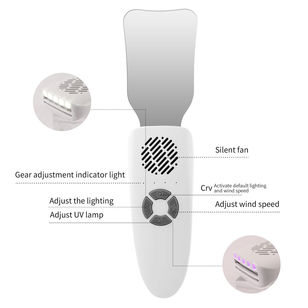 치과용 김서림 방지 거울 키트 LED 조명 거울 구강  - Photography Lighting Kits 리뷰 및 가격