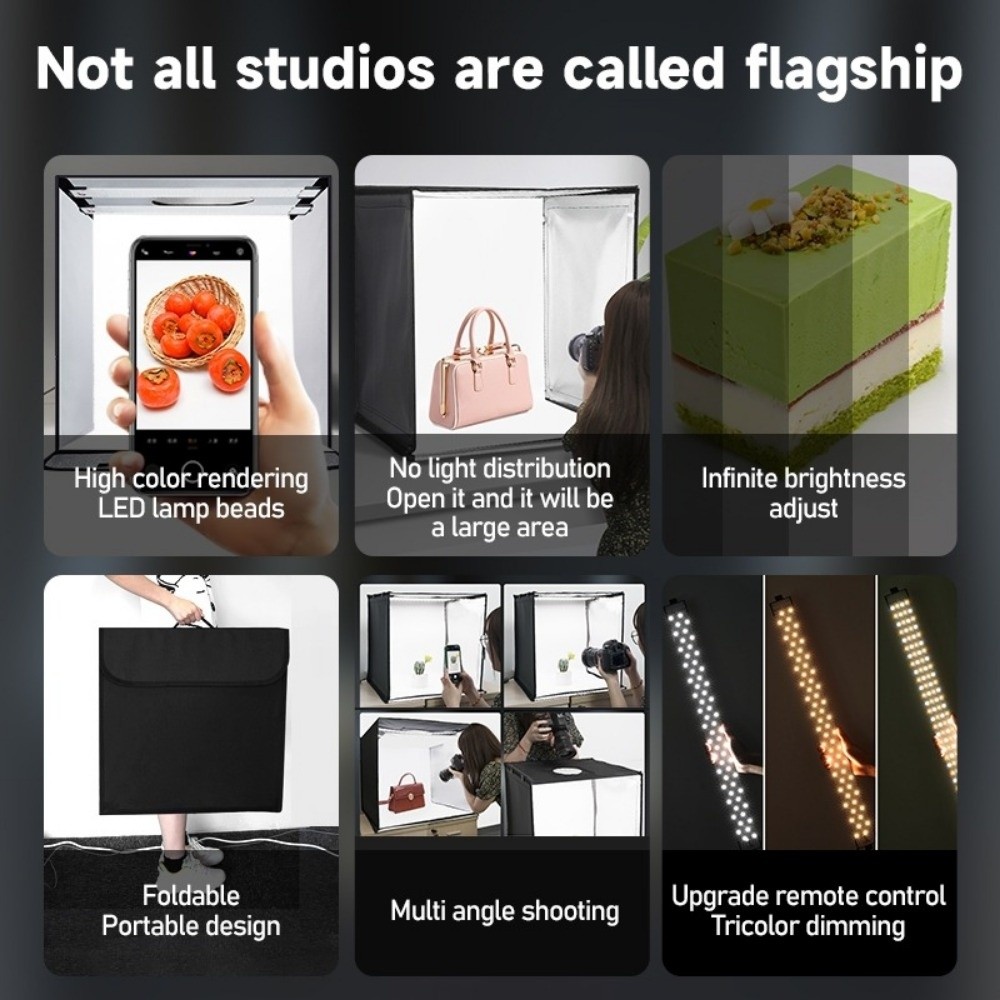 45/65cm LED 소프트 라이트 박스 미니 배경 사 - Photography Lighting Board 리뷰 및 가격