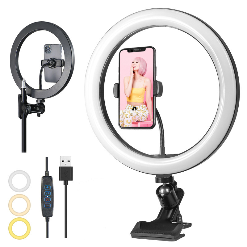 조광 가능한 LED 링 라이트, 전문 USB 셀카 램프 - Photography Lighting Studio 리뷰 및 가격