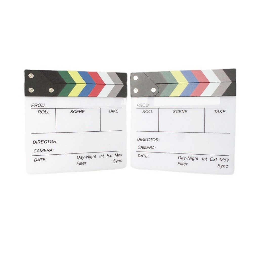 아크릴 감독용 클래퍼보드 사진 소품 감독용 박수판 감독 - Photography Lighting Board 리뷰 및 가격