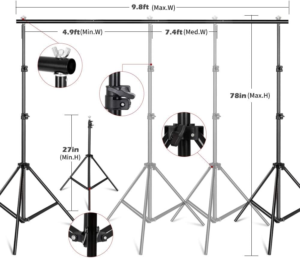 사진 조명 키트, 백드롭 스탠드가 있는 라이트 박스 사 - Photography Lighting And Backdrop Kits 리뷰 및 가격