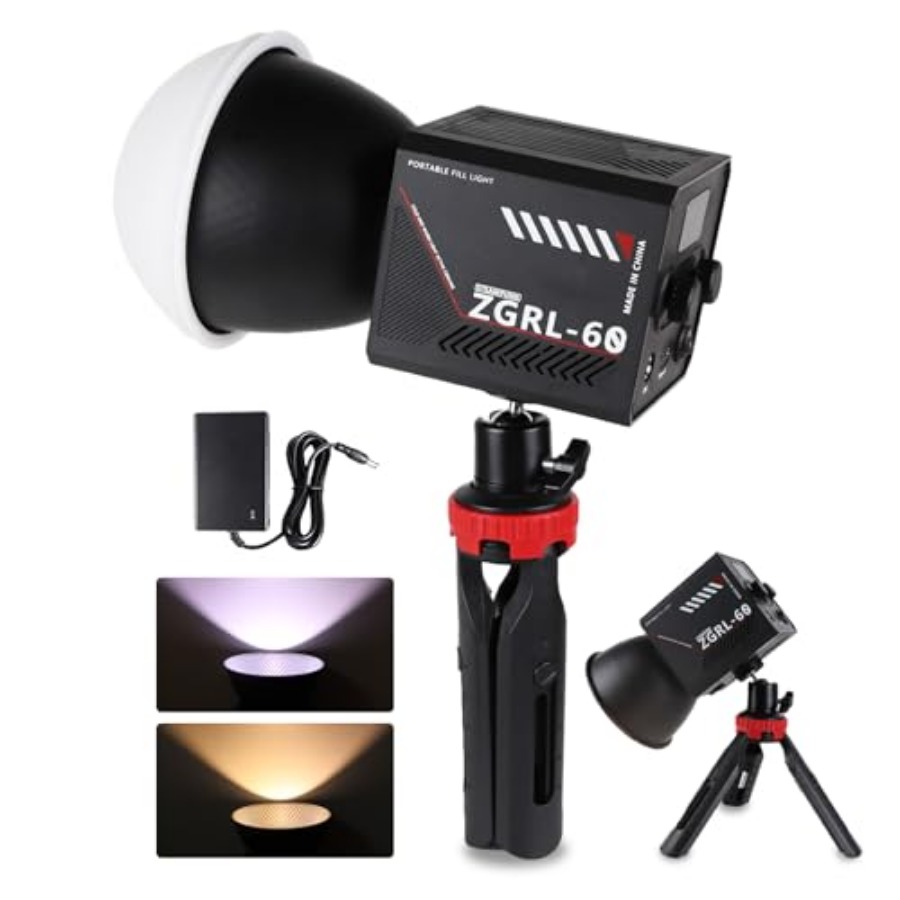 60W COB LED 비디오 조명, 휴대용, 8000m - Photography Lighting Studio 리뷰 및 가격