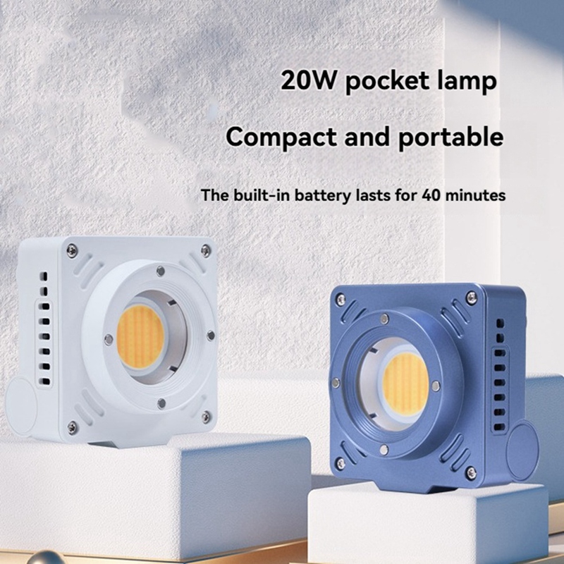 20W 포켓 LED 비디오 라이트 2700K-6500K - Photography Lighting Grid 리뷰 및 가격