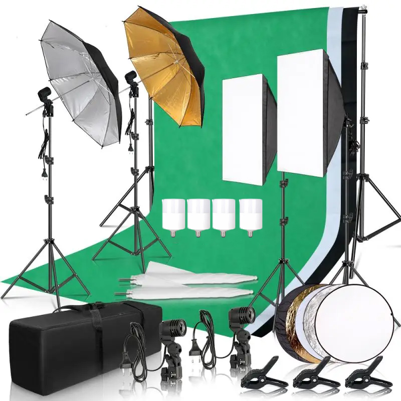 사진 조명 키트 우산 사진 배경 포토부스 배경막 소프트 - Photography Lighting And Backdrop Kits 리뷰 및 가격