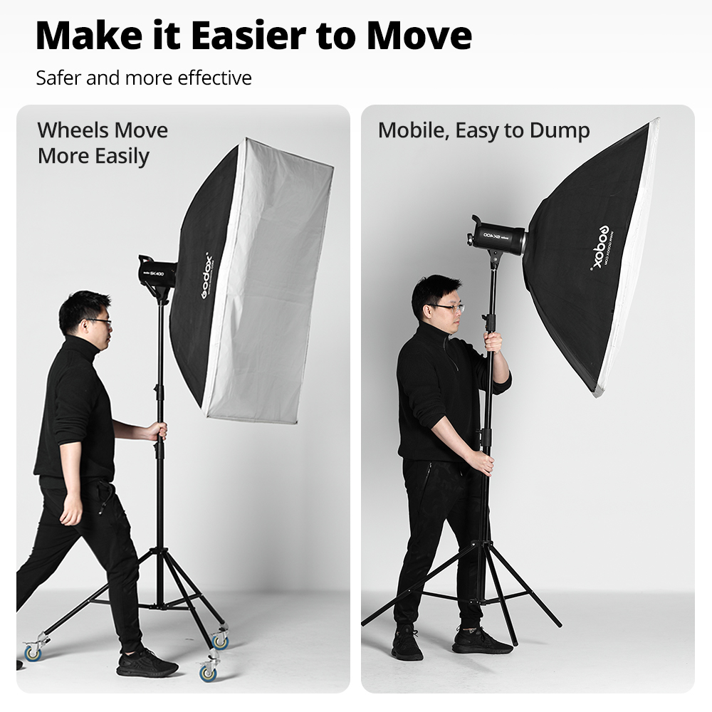 AMBITFUL 3Pcs C-스탠드 회전 캐스터 금속  - Photography Video Lighting Kit 리뷰 및 가격