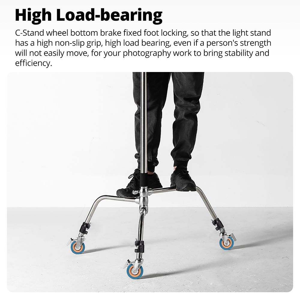 AMBITFUL 3Pcs C-스탠드 회전 캐스터 금속  - Photography Video Lighting Kit 리뷰 및 가격