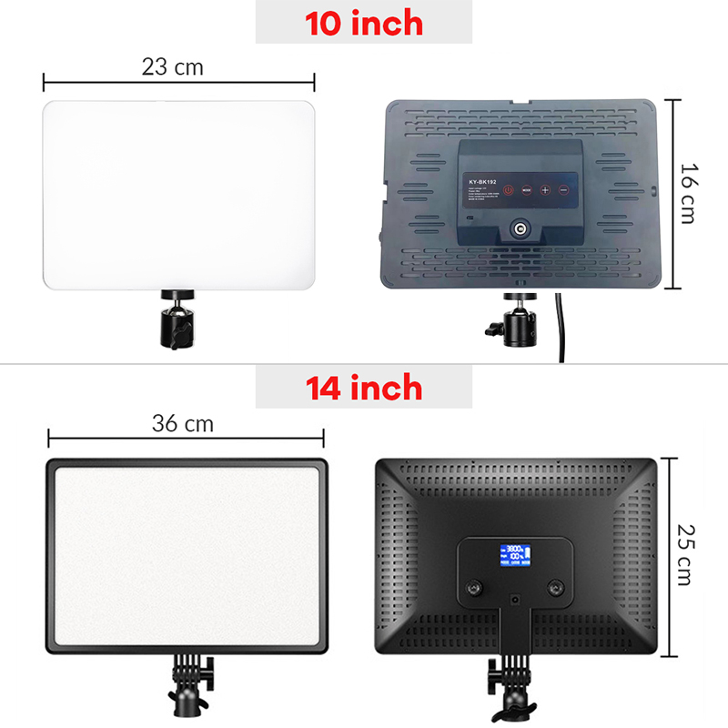 14인치 10인치 LED 비디오 라이트 패널 EU 플러 - Photography Lighting Continuous 리뷰 및 가격
