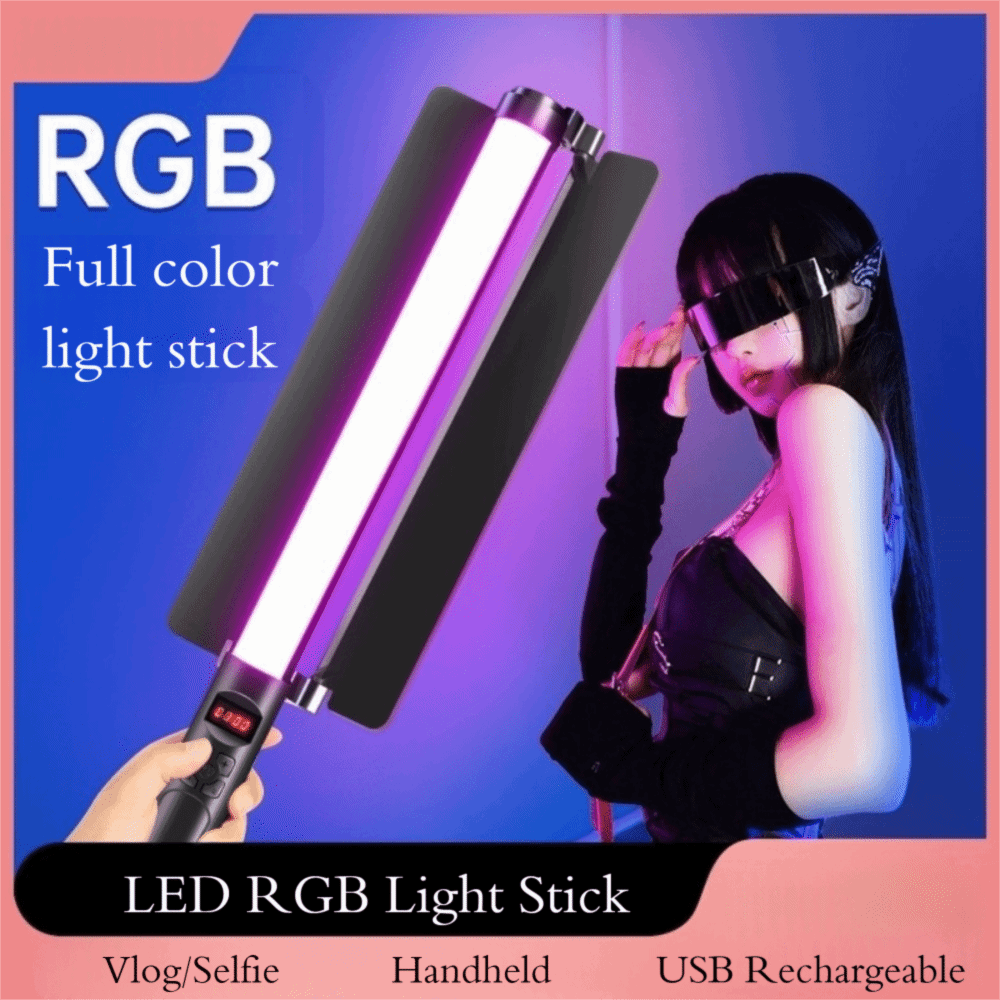 휴대용 LED RGB 라이트 스틱 컬러풀 USB 충전식 - Photography Lighting Studio 리뷰 및 가격