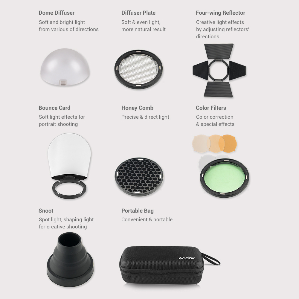 Godox AK-R1 플래시 액세서리 세트, Godox - Photography Lighting Kits 리뷰 및 가격