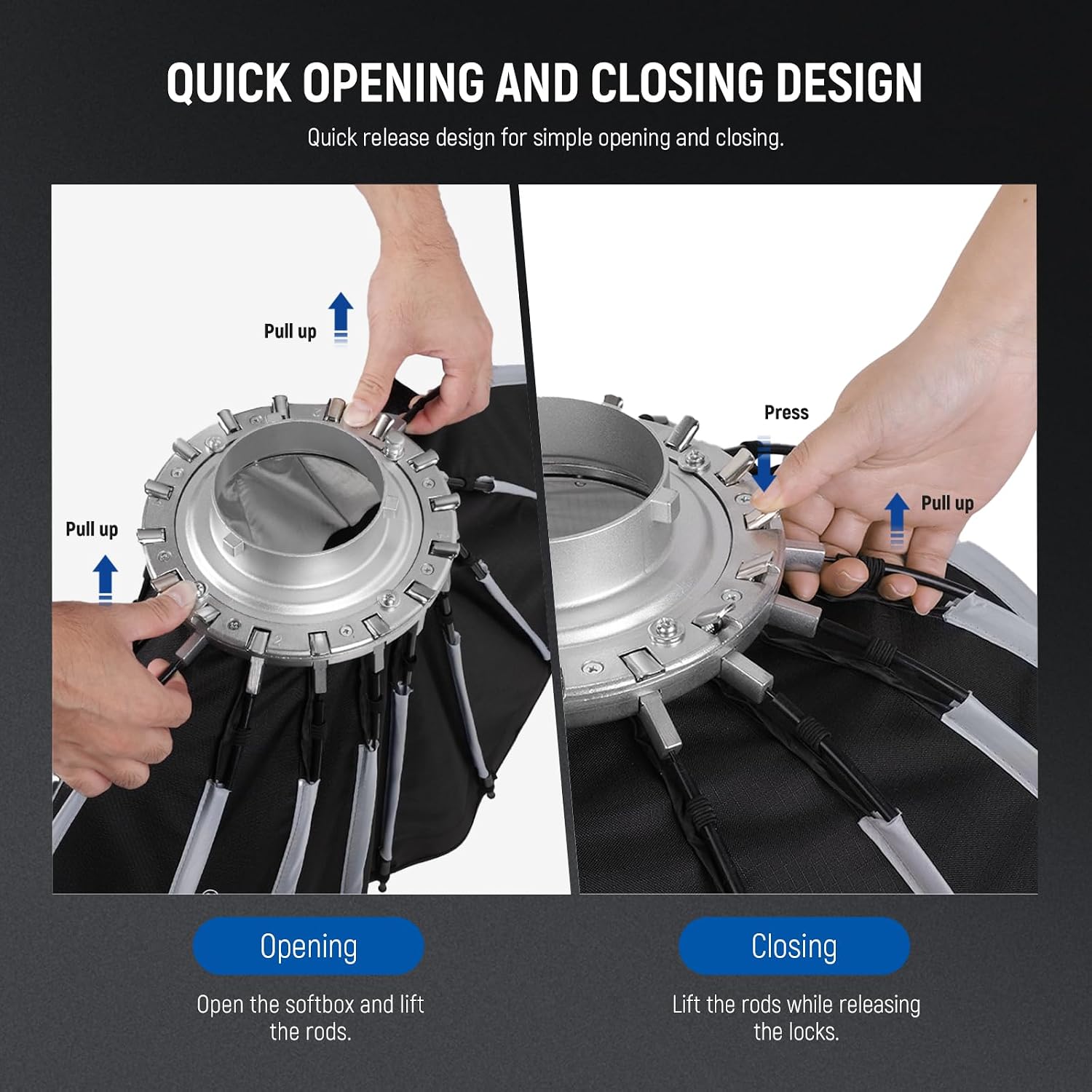 보웬스 마운트가 있는 파라볼릭 소프트박스, 스튜디오 사 - Photography Lighting Kits 리뷰 및 가격