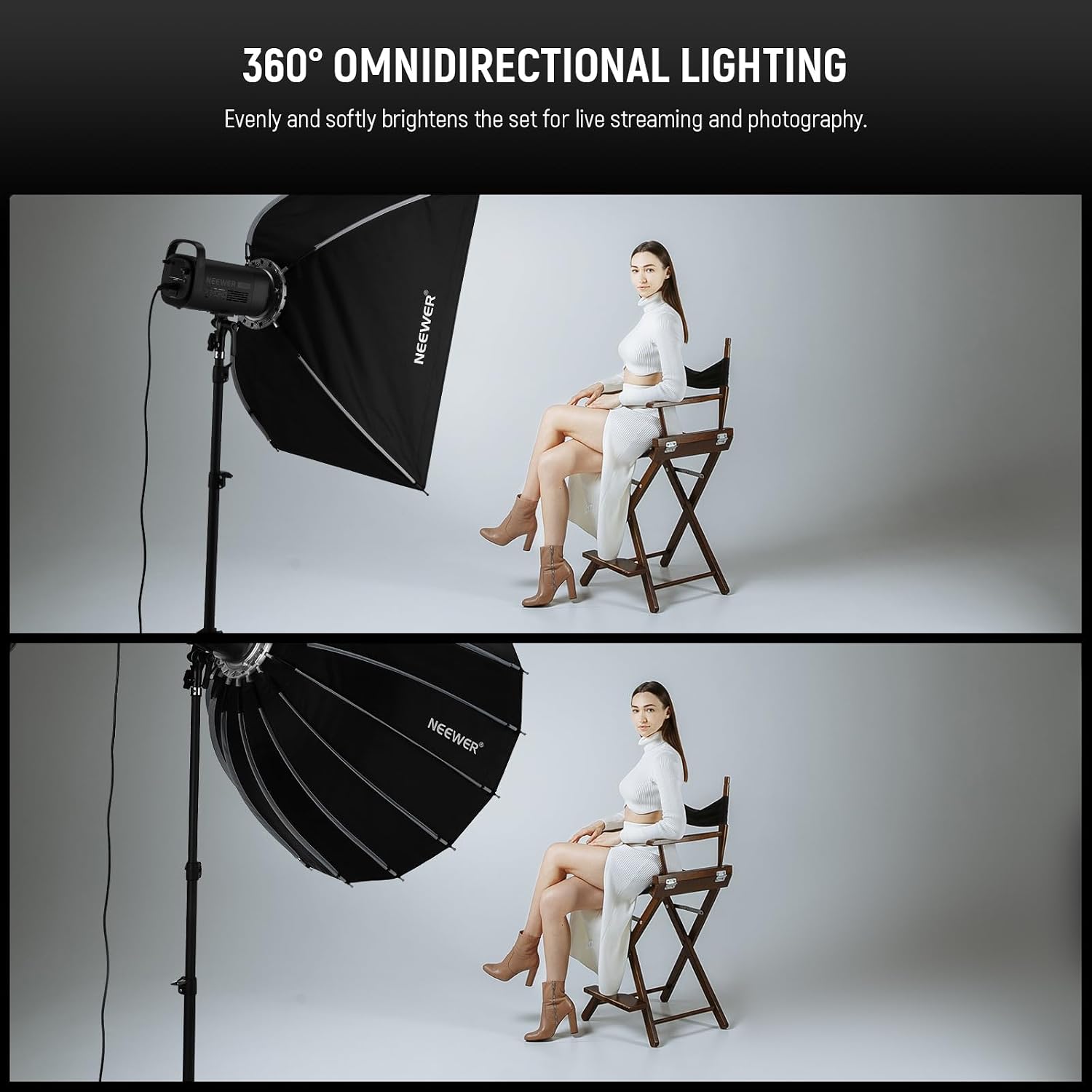 보웬스 마운트가 있는 파라볼릭 소프트박스, 스튜디오 사 - Photography Lighting Kits 리뷰 및 가격