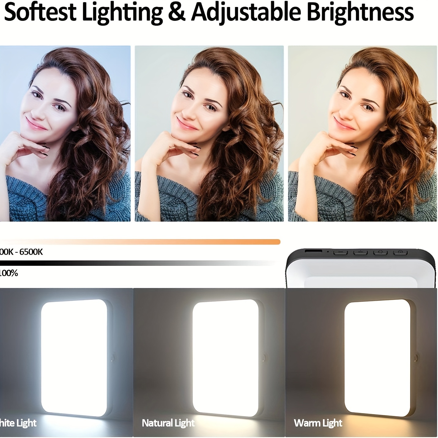 1개 충전식 자기 LED 셀카 조명, 3가지 모드 밝기 - Photography Lighting Indoor 리뷰 및 가격