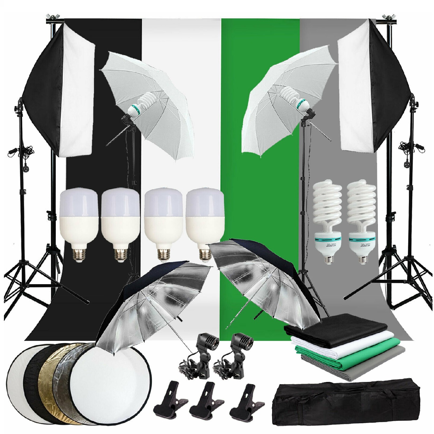 골드셀러 풀세트 사진 촬영 키트 포토 스튜디오 소프트박 - Photography Lighting And Backdrop Kits 리뷰 및 가격