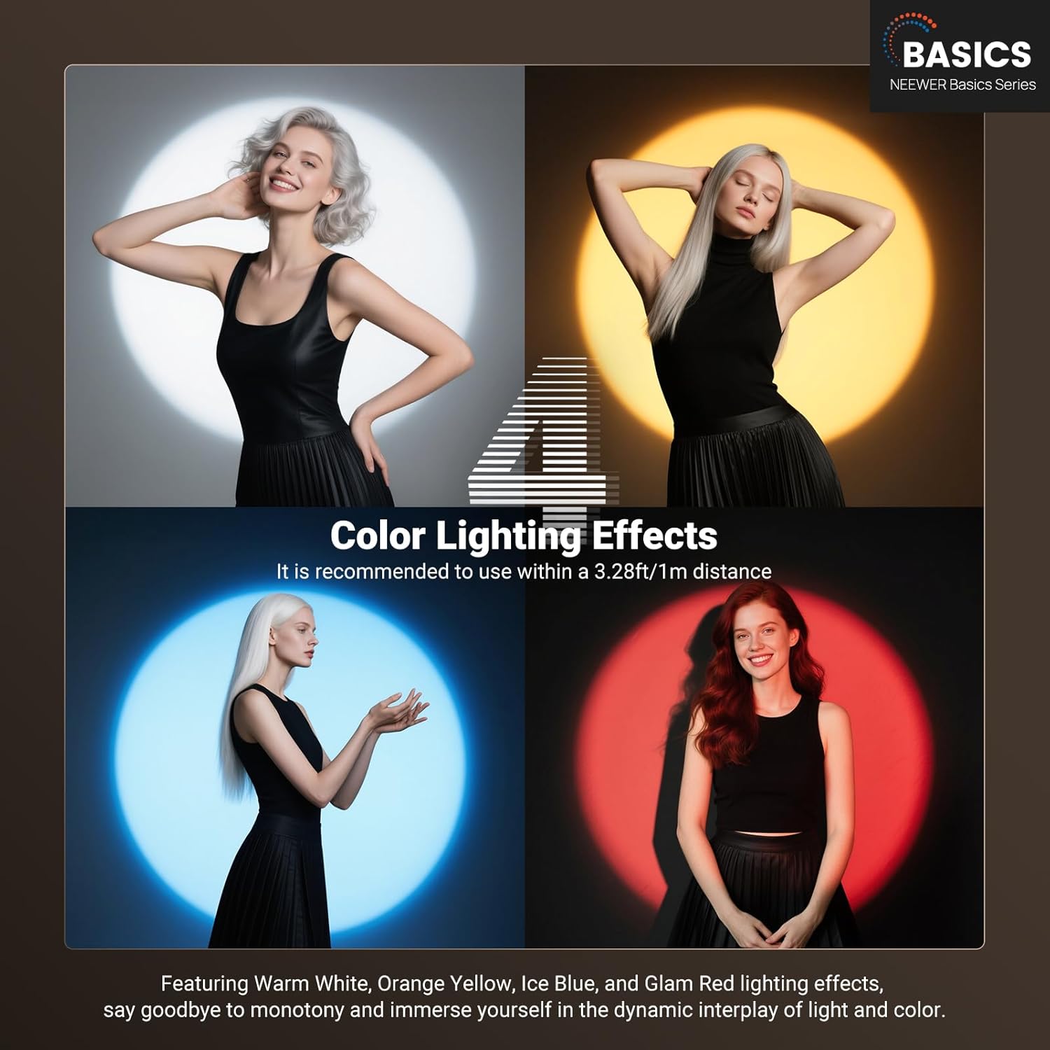 NEEWER 베이직 RGB 사진촬영 플래시라이트, 4가 - Torjim Rgb Photography Video Lighting 리뷰 및 가격