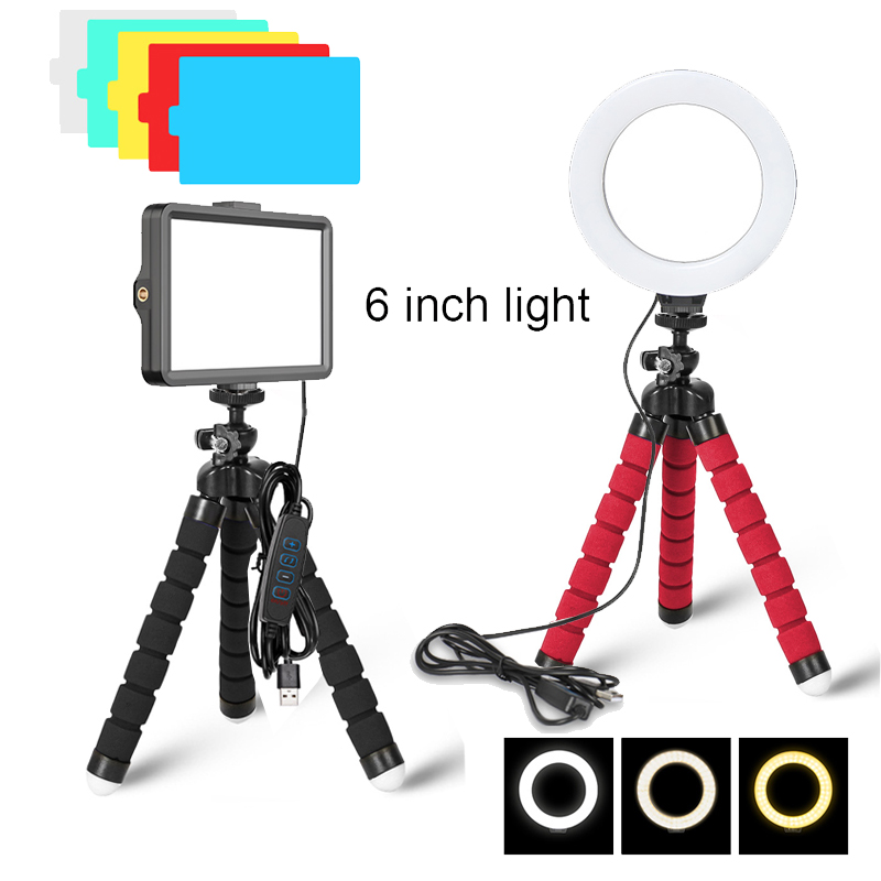 LED 셀카 링 라이트 사진 촬영 조명, 휴대폰 셀프  - Photography Lighting Continuous 리뷰 및 가격